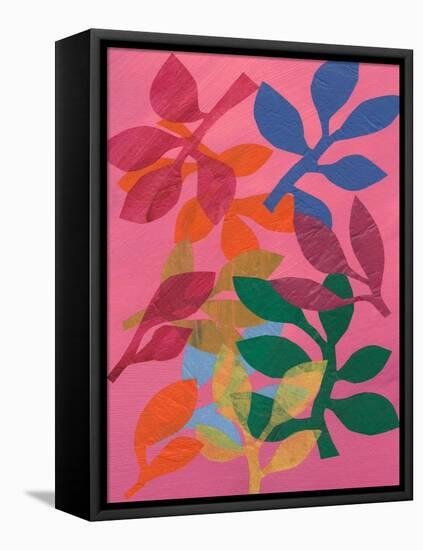 Vivid Stems III-Regina Moore-Framed Stretched Canvas