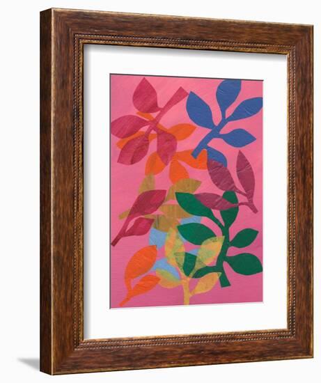 Vivid Stems III-Regina Moore-Framed Art Print