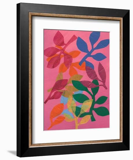 Vivid Stems III-Regina Moore-Framed Art Print