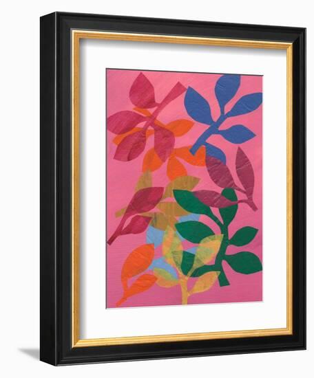 Vivid Stems III-Regina Moore-Framed Art Print