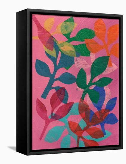 Vivid Stems IV-Regina Moore-Framed Stretched Canvas