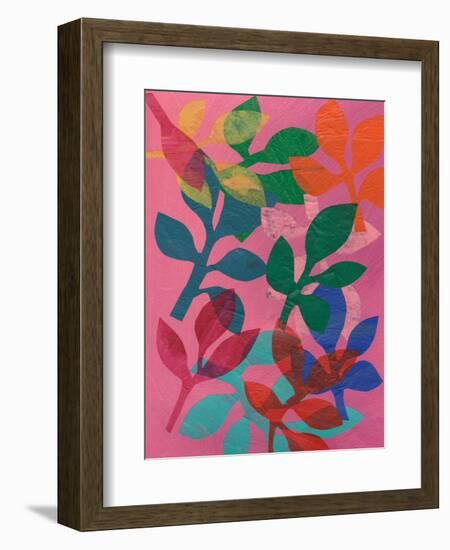 Vivid Stems IV-Regina Moore-Framed Art Print