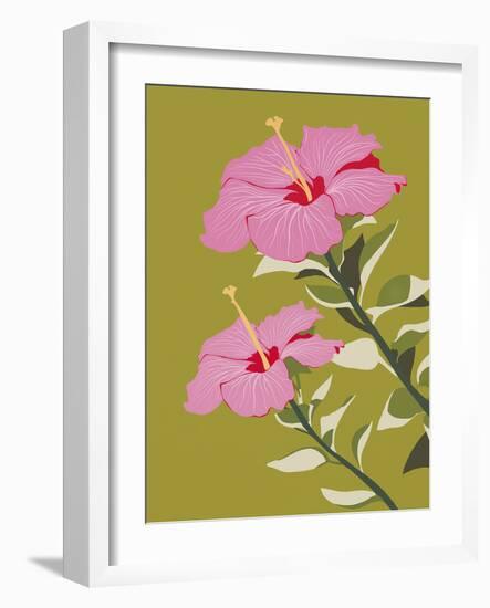 Vivid Tropical - Bloom-Aria Ellis-Framed Giclee Print