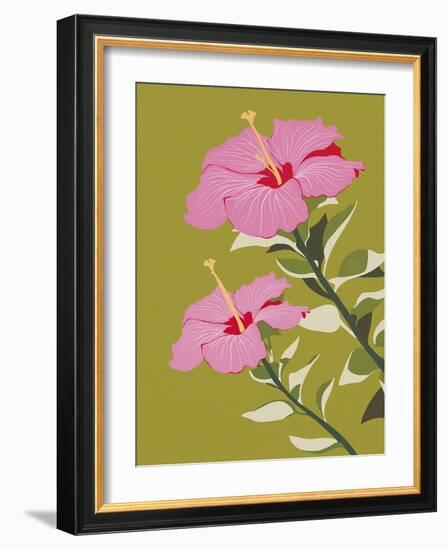 Vivid Tropical - Bloom-Aria Ellis-Framed Giclee Print