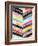 Vivid Watercolor Chevron II-Grace Popp-Framed Premium Giclee Print