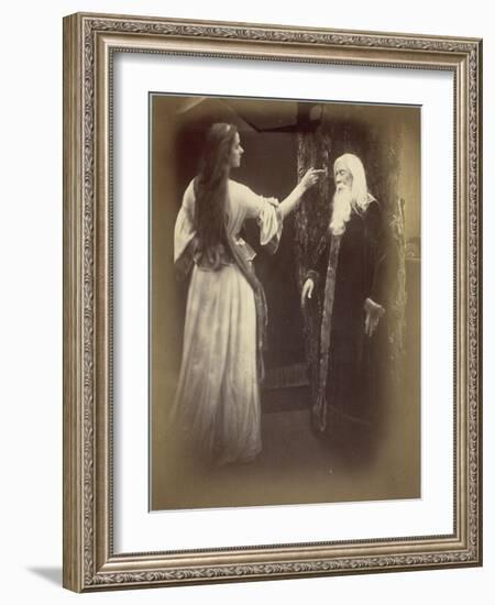 Vivien and Merlin-Julia Margaret Cameron-Framed Giclee Print