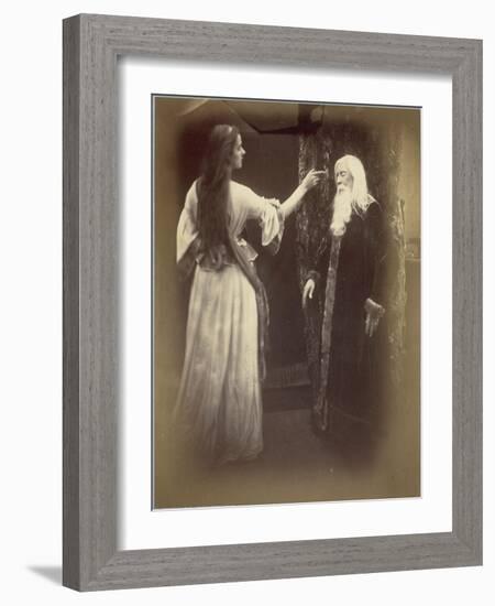 Vivien and Merlin-Julia Margaret Cameron-Framed Giclee Print