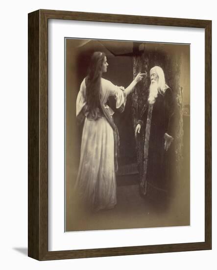 Vivien and Merlin-Julia Margaret Cameron-Framed Giclee Print