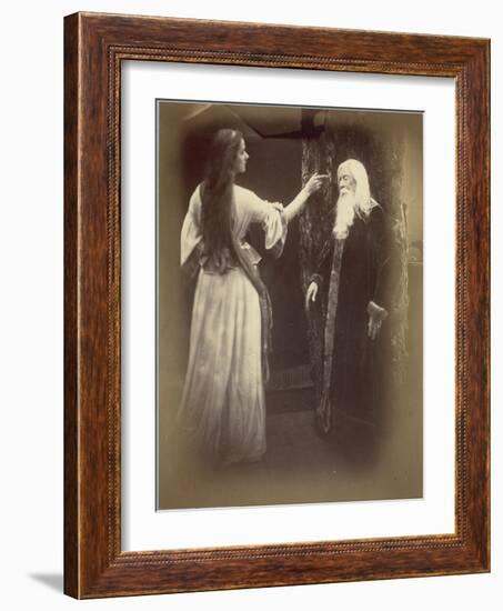 Vivien and Merlin-Julia Margaret Cameron-Framed Giclee Print