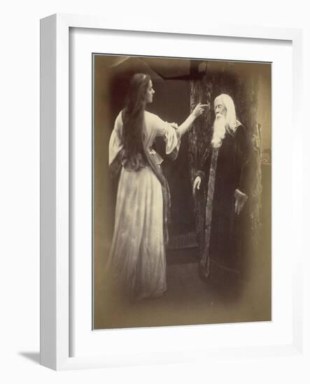 Vivien and Merlin-Julia Margaret Cameron-Framed Giclee Print