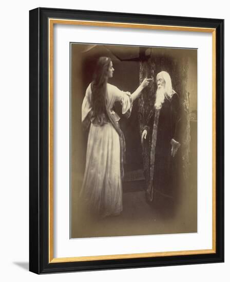 Vivien and Merlin-Julia Margaret Cameron-Framed Giclee Print