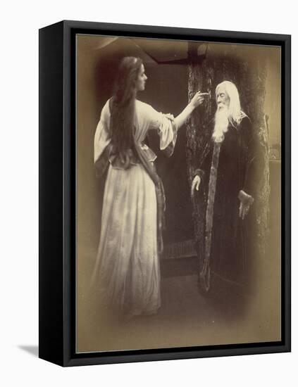 Vivien and Merlin-Julia Margaret Cameron-Framed Premier Image Canvas