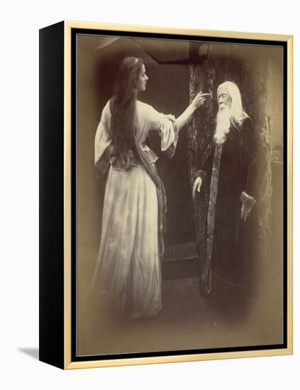 Vivien and Merlin-Julia Margaret Cameron-Framed Premier Image Canvas