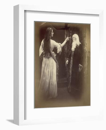 Vivien and Merlin-Julia Margaret Cameron-Framed Giclee Print