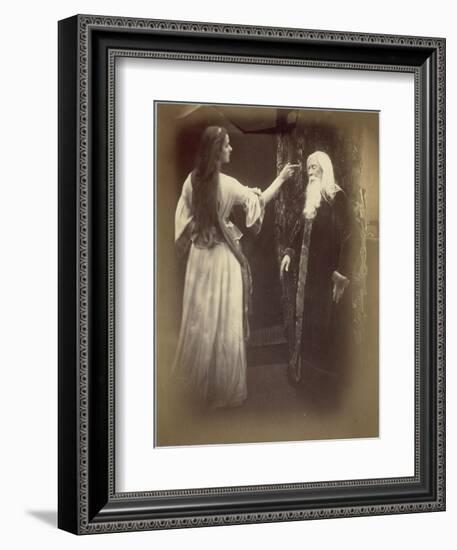 Vivien and Merlin-Julia Margaret Cameron-Framed Giclee Print