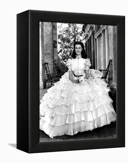 Vivien Leigh, Gone with the Wind, directed by Victor Fleming, 1939 (b/w photo)-null-Framed Stretched Canvas