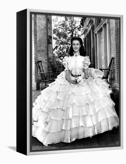 Vivien Leigh, Gone with the Wind, directed by Victor Fleming, 1939 (b/w photo)-null-Framed Stretched Canvas