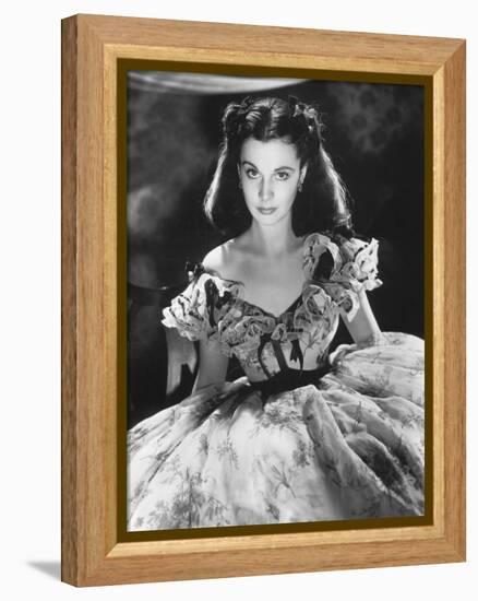 Vivien Leigh, Gone with the Wind, directed by Victor Fleming, 1939 (b/w photo)-null-Framed Stretched Canvas