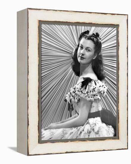 Vivien Leigh, Gone with the Wind, directed by Victor Fleming, 1939 (b/w photo)-null-Framed Stretched Canvas