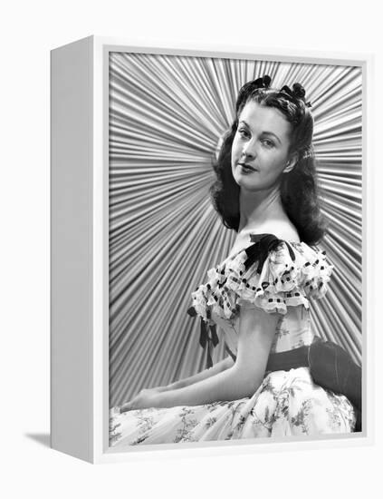 Vivien Leigh, Gone with the Wind, directed by Victor Fleming, 1939 (b/w photo)-null-Framed Stretched Canvas
