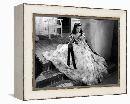 Vivien Leigh, Gone with the Wind, directed by Victor Fleming, 1939 (b/w photo)-null-Framed Stretched Canvas