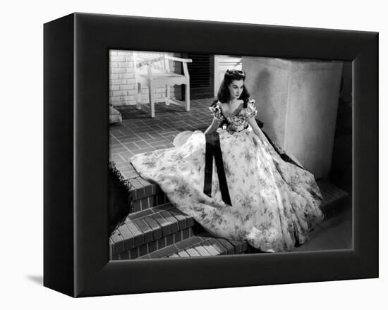 Vivien Leigh, Gone with the Wind, directed by Victor Fleming, 1939 (b/w photo)-null-Framed Stretched Canvas