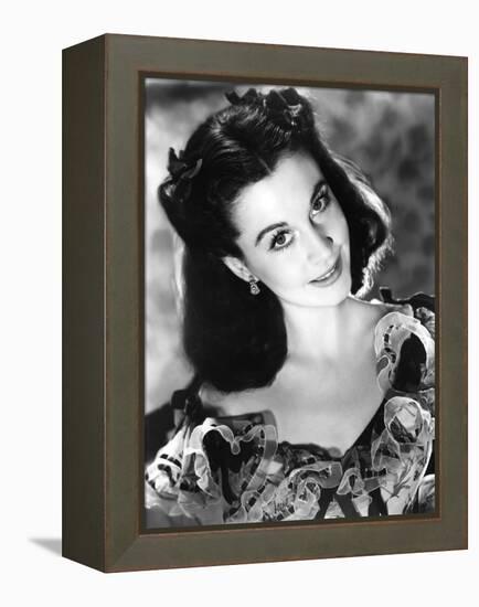 Vivien Leigh, Gone with the Wind, directed by Victor Fleming, 1939 (b/w photo)-null-Framed Stretched Canvas