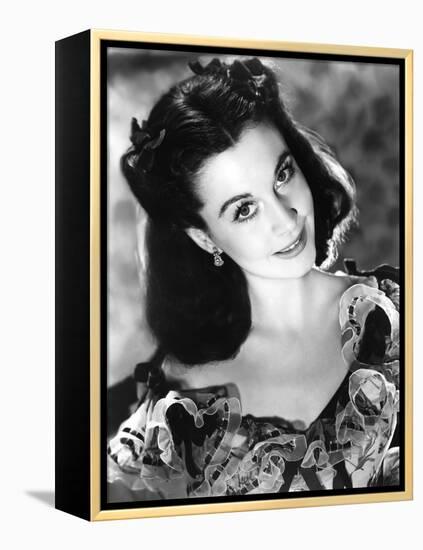 Vivien Leigh, Gone with the Wind, directed by Victor Fleming, 1939 (b/w photo)-null-Framed Stretched Canvas