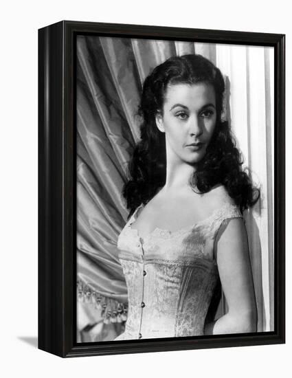 Vivien Leigh, Gone with the Wind, directed by Victor Fleming, 1939 (b/w photo)-null-Framed Stretched Canvas