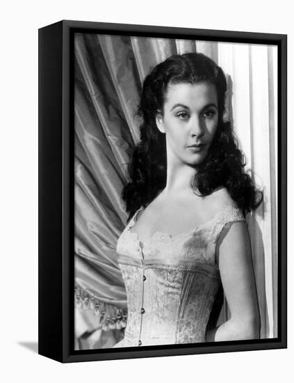 Vivien Leigh, Gone with the Wind, directed by Victor Fleming, 1939 (b/w photo)-null-Framed Stretched Canvas