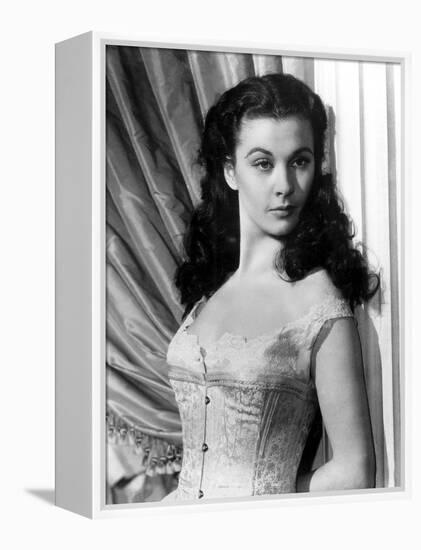 Vivien Leigh, Gone with the Wind, directed by Victor Fleming, 1939 (b/w photo)-null-Framed Stretched Canvas