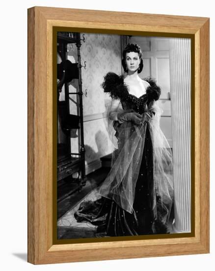 Vivien Leigh, Gone with the Wind, directed by Victor Fleming, 1939 (b/w photo)-null-Framed Stretched Canvas