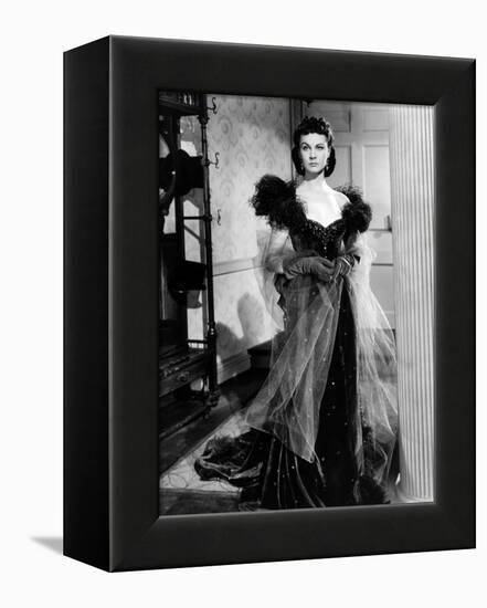 Vivien Leigh, Gone with the Wind, directed by Victor Fleming, 1939 (b/w photo)-null-Framed Stretched Canvas