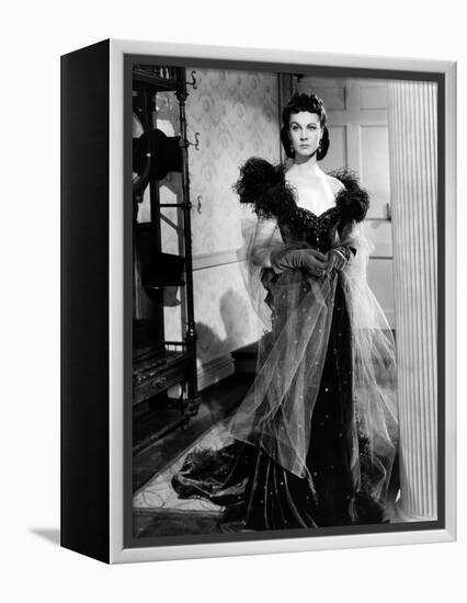 Vivien Leigh, Gone with the Wind, directed by Victor Fleming, 1939 (b/w photo)-null-Framed Stretched Canvas