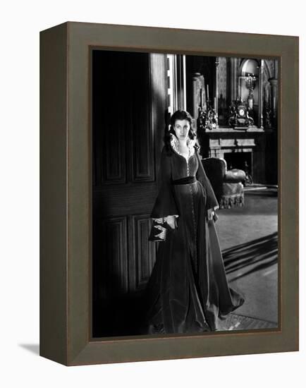 Vivien Leigh, Gone with the Wind, directed by Victor Fleming, 1939 (b/w photo)-null-Framed Stretched Canvas