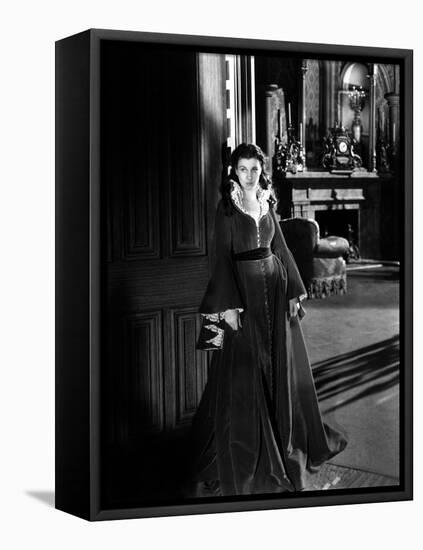 Vivien Leigh, Gone with the Wind, directed by Victor Fleming, 1939 (b/w photo)-null-Framed Stretched Canvas