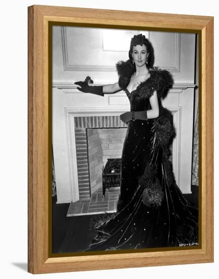 Vivien Leigh, Gone with the Wind, directed by Victor Fleming, 1939 (b/w photo)-null-Framed Stretched Canvas