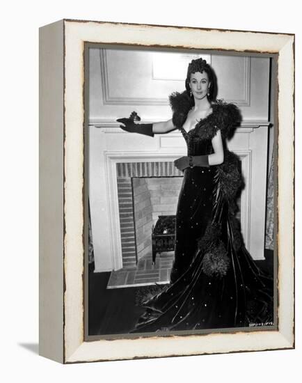 Vivien Leigh, Gone with the Wind, directed by Victor Fleming, 1939 (b/w photo)-null-Framed Stretched Canvas