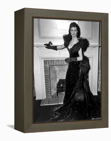 Vivien Leigh, Gone with the Wind, directed by Victor Fleming, 1939 (b/w photo)-null-Framed Stretched Canvas