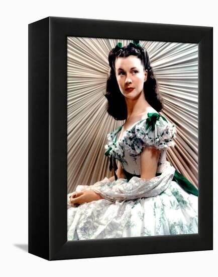 Vivien Leigh, Gone with the Wind, directed by Victor Fleming, 1939 (photo)-null-Framed Stretched Canvas