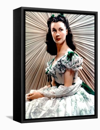 Vivien Leigh, Gone with the Wind, directed by Victor Fleming, 1939 (photo)-null-Framed Stretched Canvas