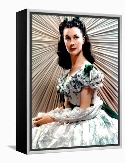 Vivien Leigh, Gone with the Wind, directed by Victor Fleming, 1939 (photo)-null-Framed Stretched Canvas