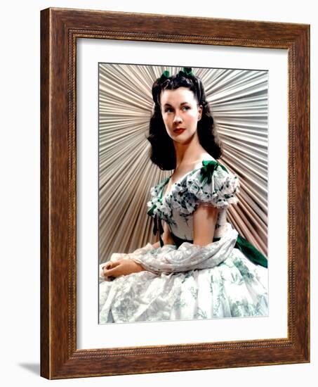 Vivien Leigh, Gone with the Wind, directed by Victor Fleming, 1939 (photo)-null-Framed Photo