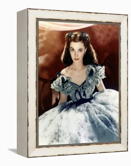 Vivien Leigh, Gone with the Wind, directed by Victor Fleming, 1939 (photo)-null-Framed Stretched Canvas