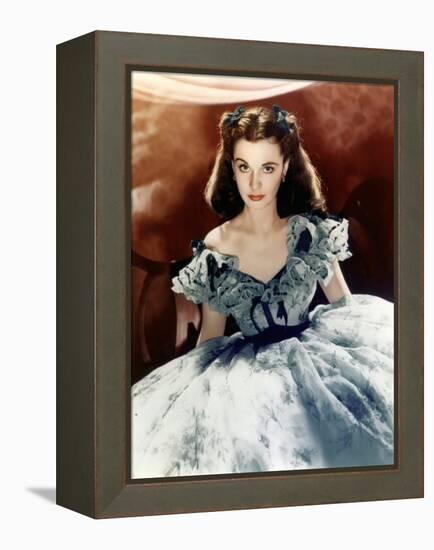 Vivien Leigh, Gone with the Wind, directed by Victor Fleming, 1939 (photo)-null-Framed Stretched Canvas