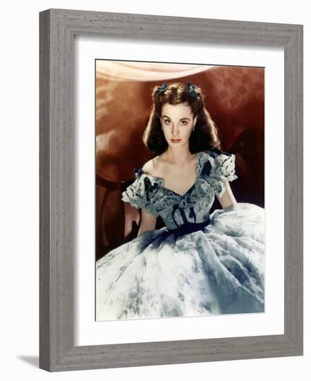 Vivien Leigh, Gone with the Wind, directed by Victor Fleming, 1939 (photo)-null-Framed Photo