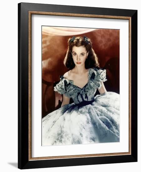 Vivien Leigh, Gone with the Wind, directed by Victor Fleming, 1939 (photo)-null-Framed Photo