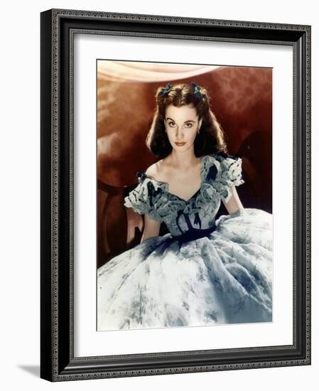 Vivien Leigh, Gone with the Wind, directed by Victor Fleming, 1939 (photo)-null-Framed Photo