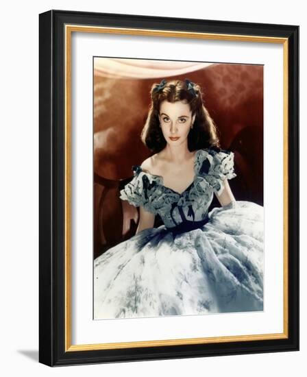 Vivien Leigh, Gone with the Wind, directed by Victor Fleming, 1939 (photo)-null-Framed Photo