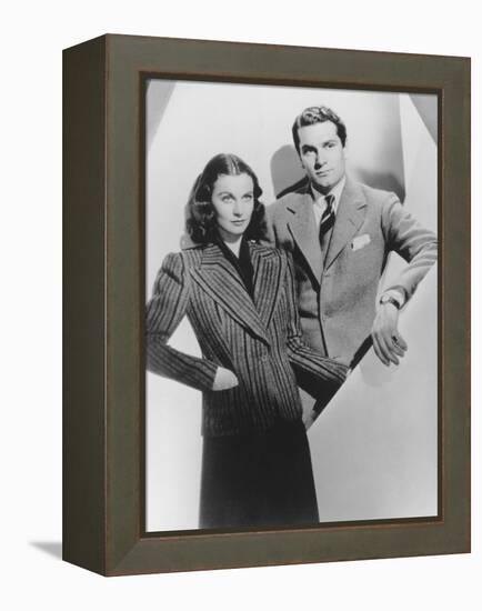 Vivien Leigh, Laurence Olivier-null-Framed Premier Image Canvas